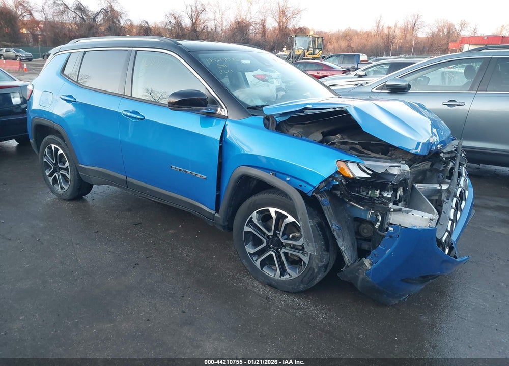 2022 JEEP COMPASS LIMITED 4X4 VIN: 3C4NJDCB8NT155039