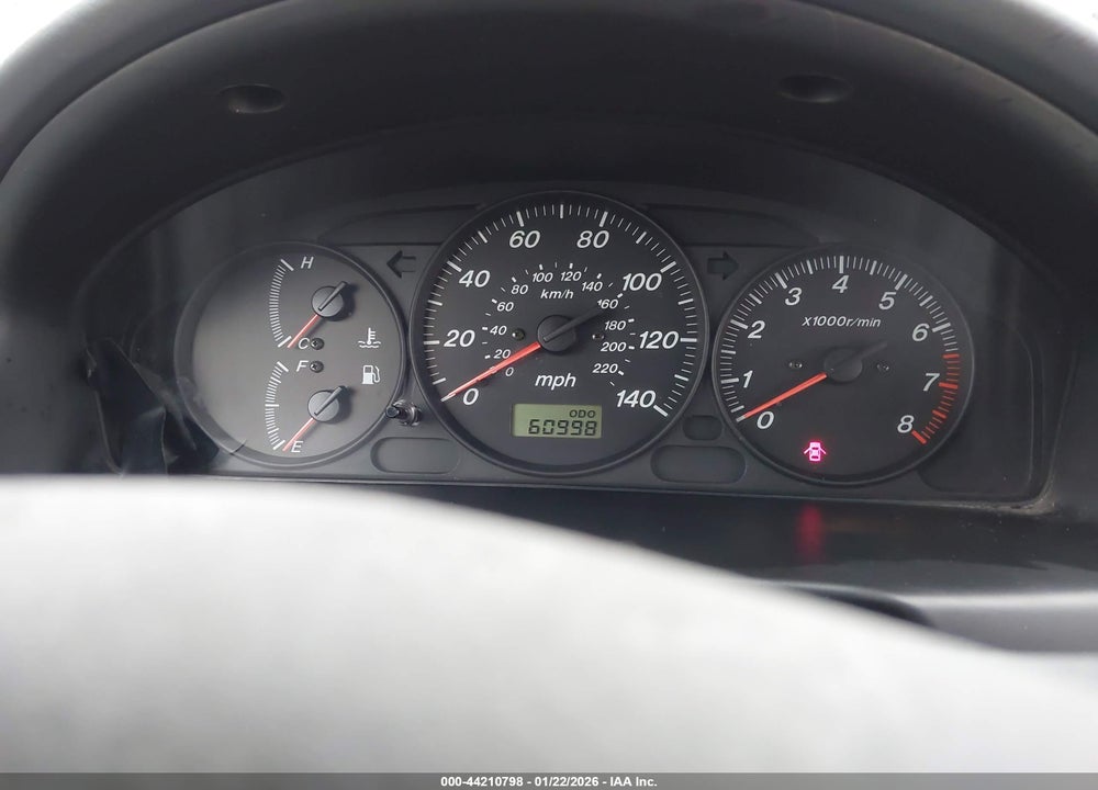 2000 MAZDA PROTEGE DX/LX VIN: JM1BJ222XY0197075