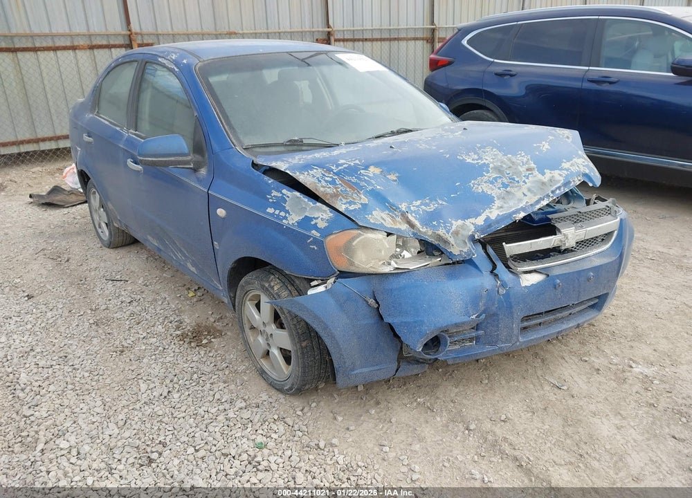 2008 CHEVROLET AVEO LT VIN: KL1TG56648B057195