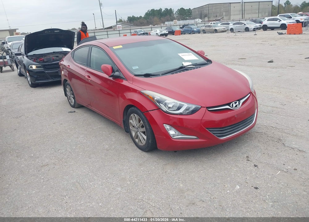 2016 HYUNDAI ELANTRA SE VIN: KMHDH4AE5GU598838