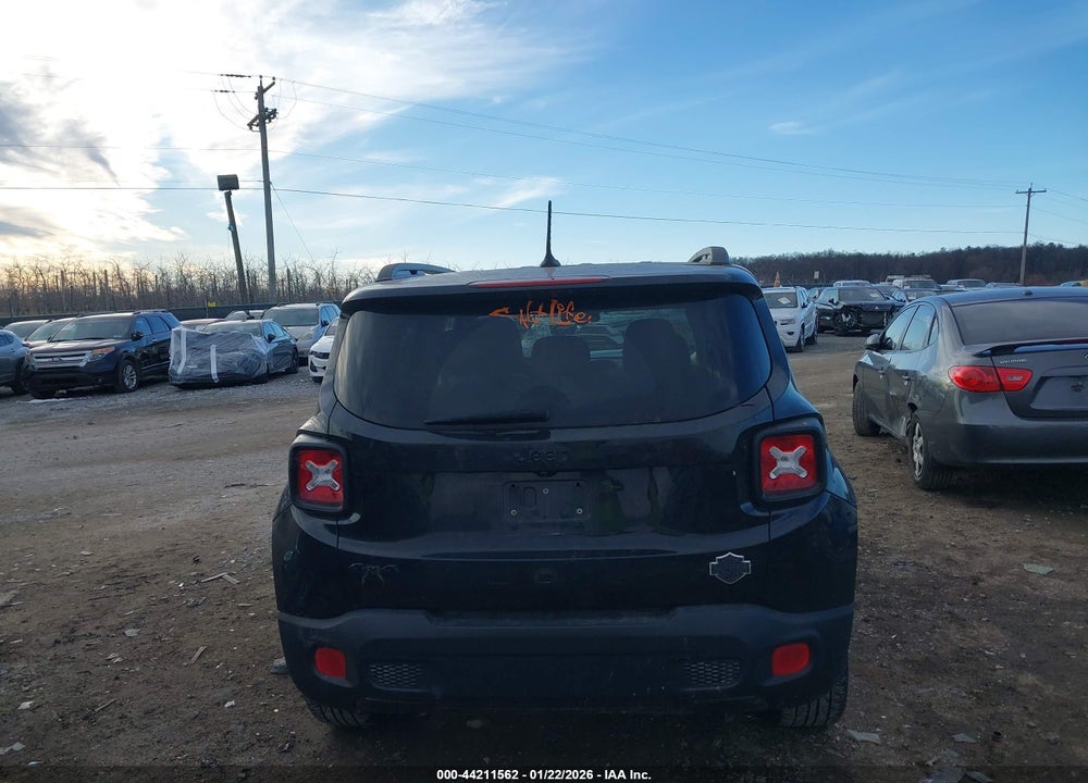 2016 JEEP RENEGADE JUSTICE VIN: ZACCJBBT3GPD38736