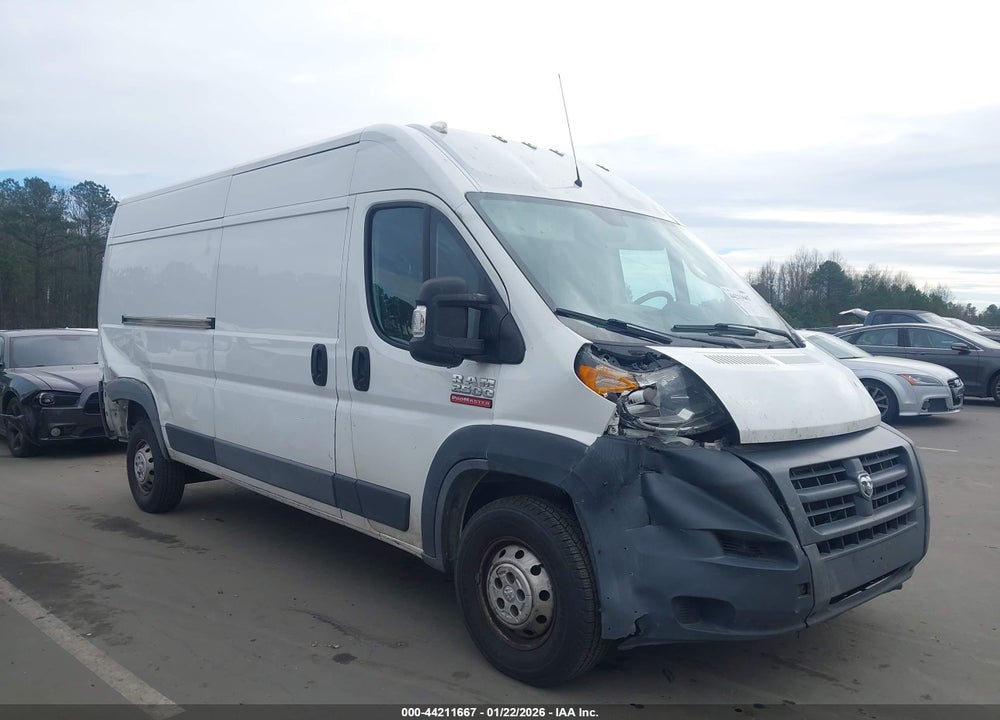 2018 RAM PROMASTER 2500 HIGH ROOF 159 WB VIN: 3C6TRVDG9JE129426