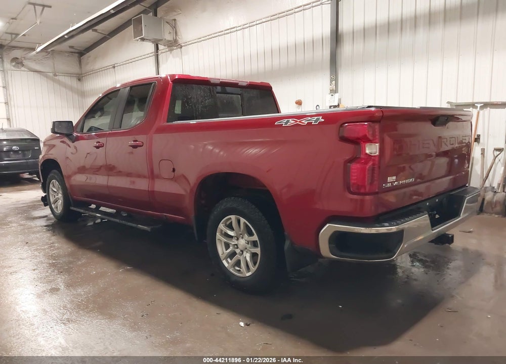 2021 CHEVROLET SILVERADO 1500 4WD  STANDARD BED LT VIN: 1GCRYDEKXMZ147378