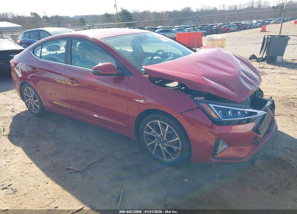 2020 HYUNDAI ELANTRA LIMITED VIN: KMHD84LF3LU062857