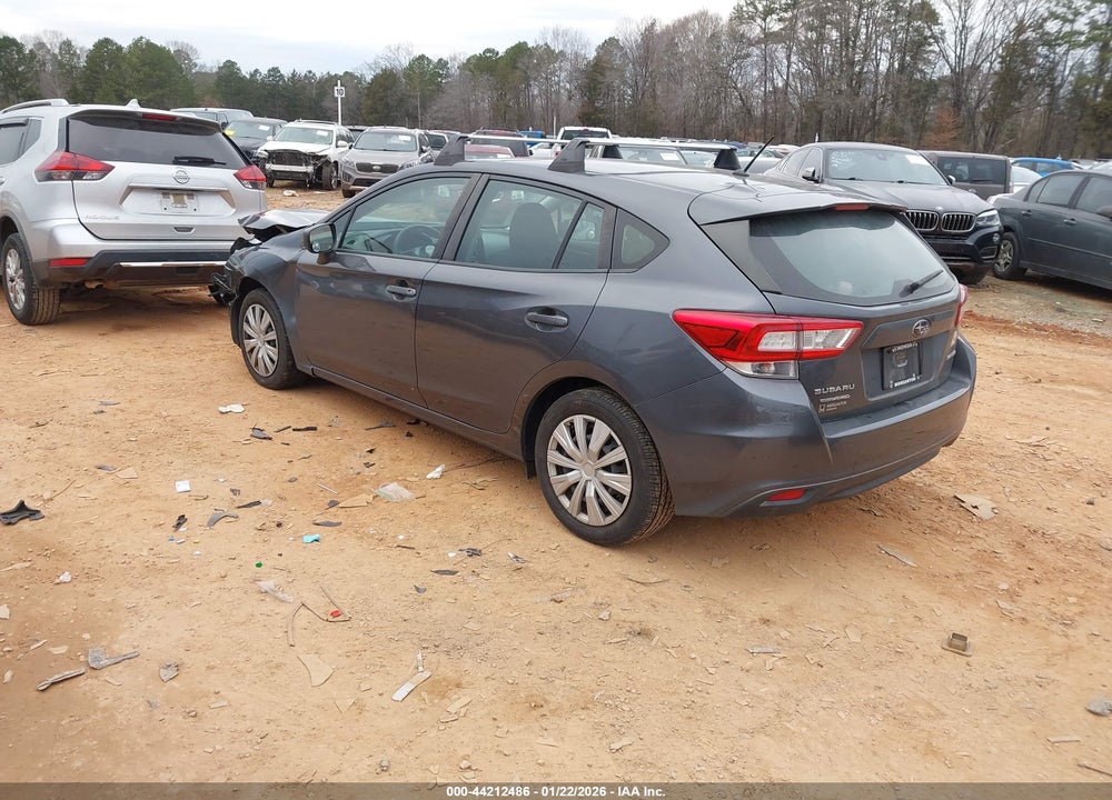 2019 SUBARU IMPREZA 2.0I VIN: 4S3GTAA66K3720967