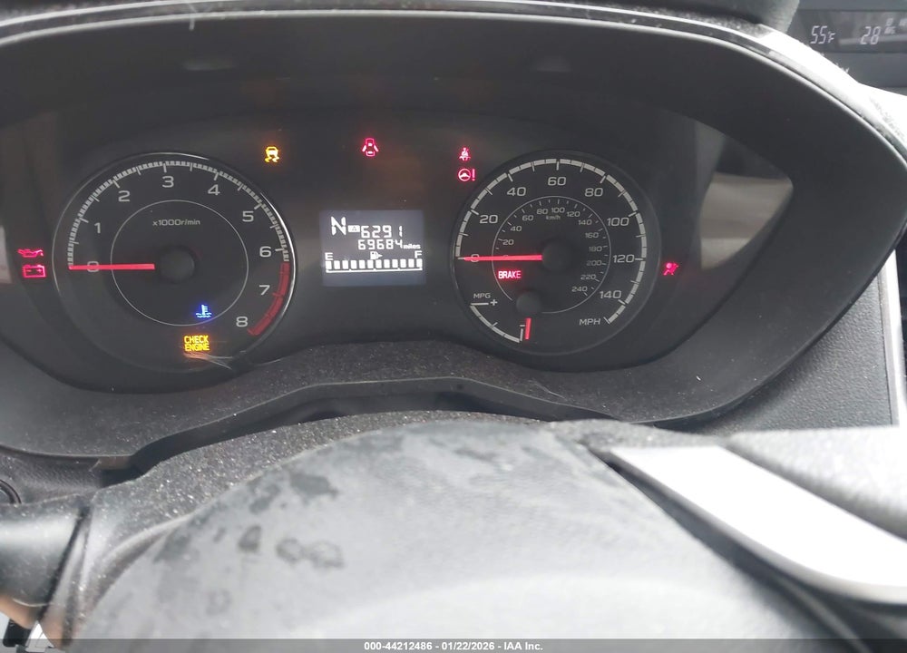 2019 SUBARU IMPREZA 2.0I VIN: 4S3GTAA66K3720967