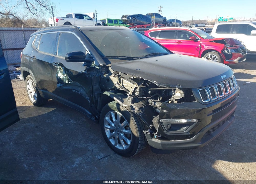 2017 JEEP NEW COMPASS LATITUDE FWD VIN: 3C4NJCBB3HT658820