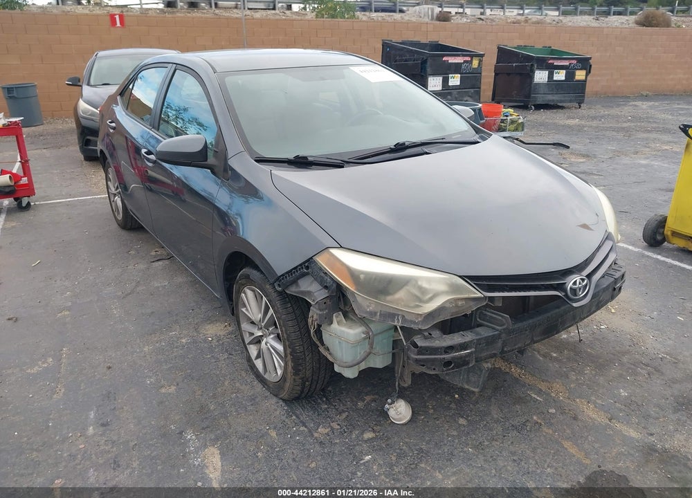 2015 TOYOTA COROLLA LE PLUS VIN: 5YFBURHE5FP257753