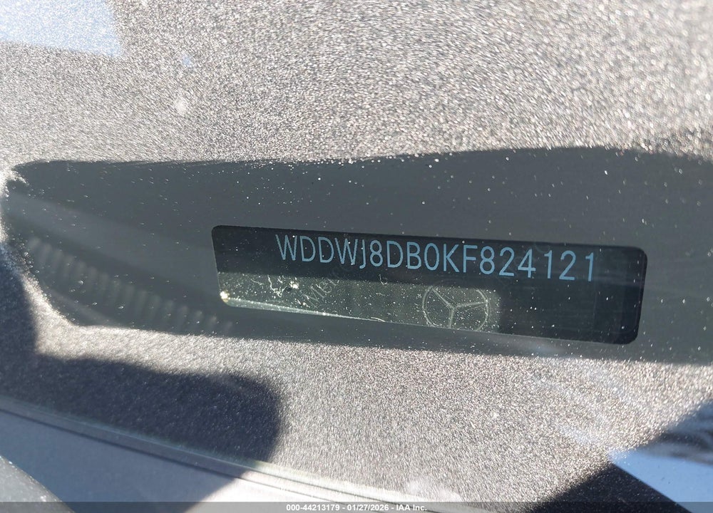 2019 MERCEDES-BENZ C 300 VIN: WDDWJ8DB0KF824121