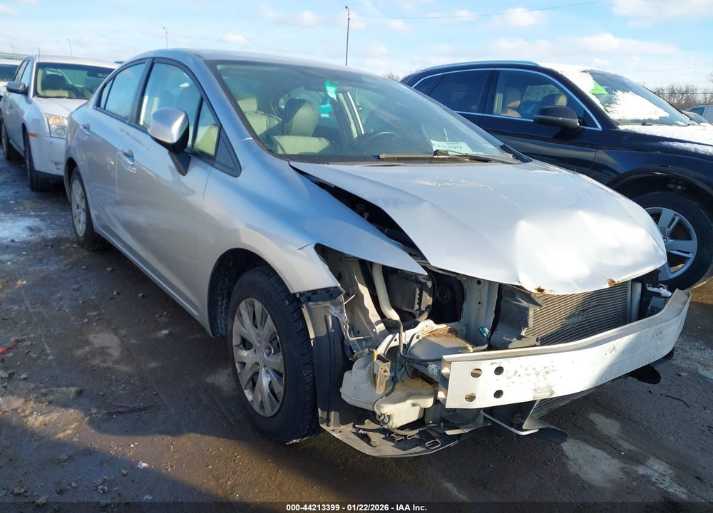 2012 HONDA CIVIC LX VIN: 19XFB2F5XCE024935