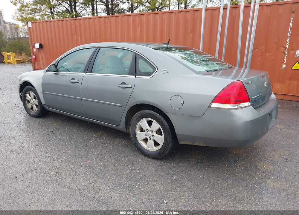 2008 CHEVROLET IMPALA LT VIN: 2G1WT58K789110574
