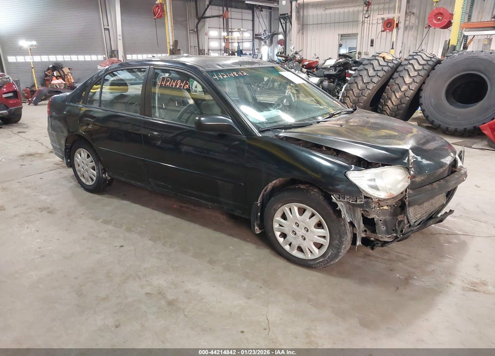 2004 HONDA CIVIC LX VIN: 1HGES16574L020437