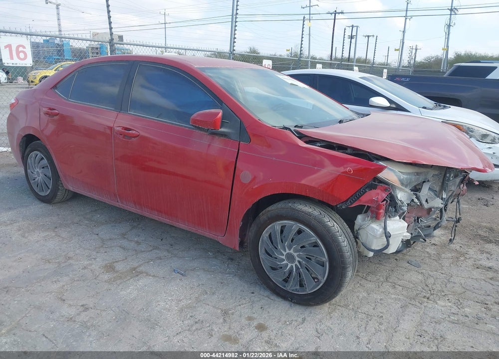 2014 TOYOTA COROLLA LE VIN: 5YFBURHE0EP116586