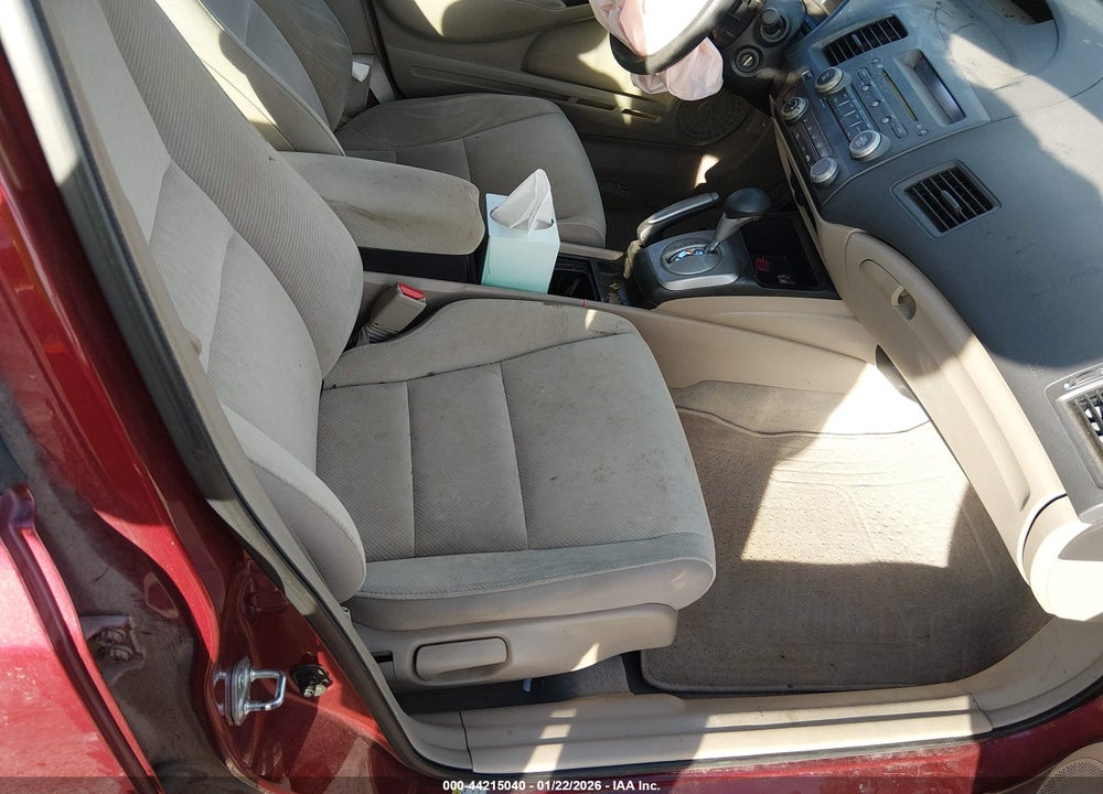 2009 HONDA CIVIC LX VIN: 19XFA16589E005709