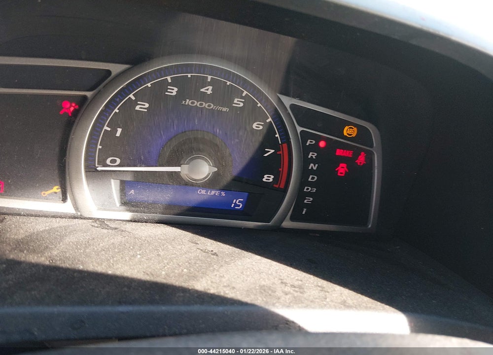 2009 HONDA CIVIC LX VIN: 19XFA16589E005709