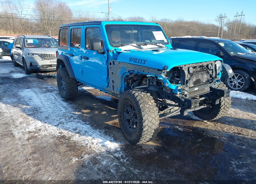 2021 JEEP WRANGLER UNLIMITED WILLYS 4X4 VIN: 1C4HJXDG8MW620095