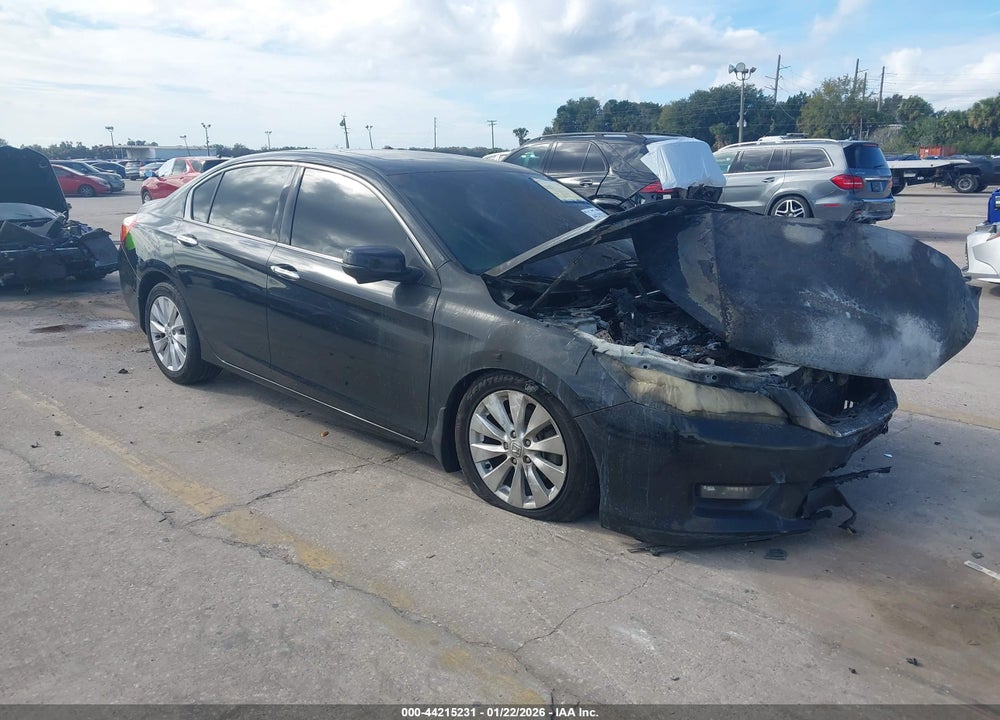 2014 HONDA ACCORD EX-L V-6 VIN: 1HGCR3F83EA000045