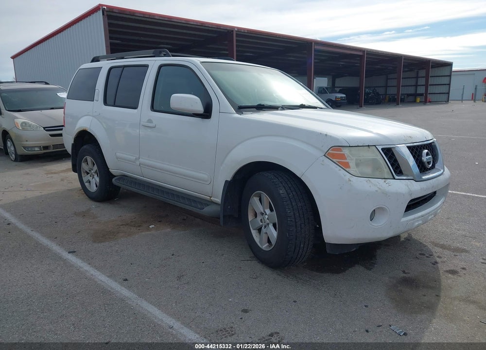 2008 NISSAN PATHFINDER SE VIN: 5N1AR18B98C638663