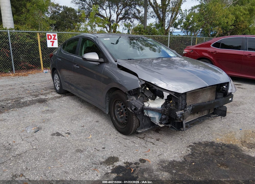 2019 HYUNDAI ELANTRA SE VIN: KMHD74LF2KU857741