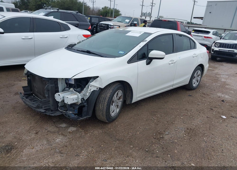 2014 HONDA CIVIC LX VIN: 19XFB2F55EE039944