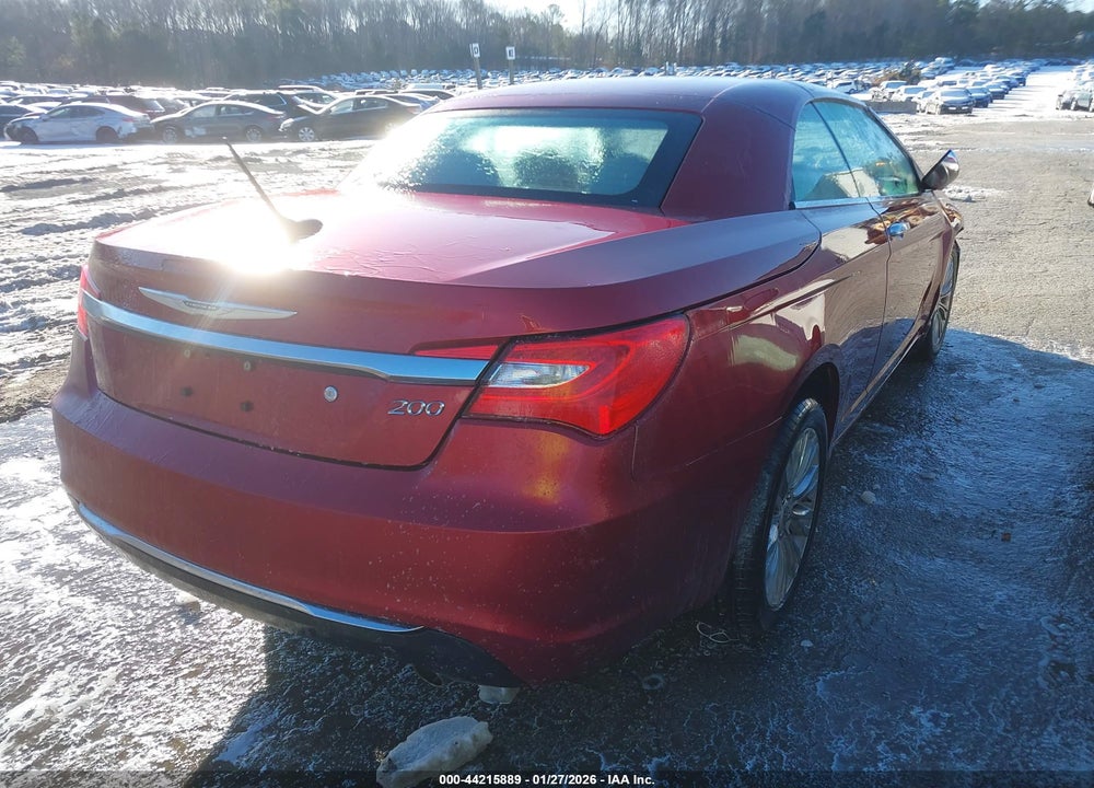 2012 CHRYSLER 200 LIMITED VIN: 1C3BCBFG7CN123483
