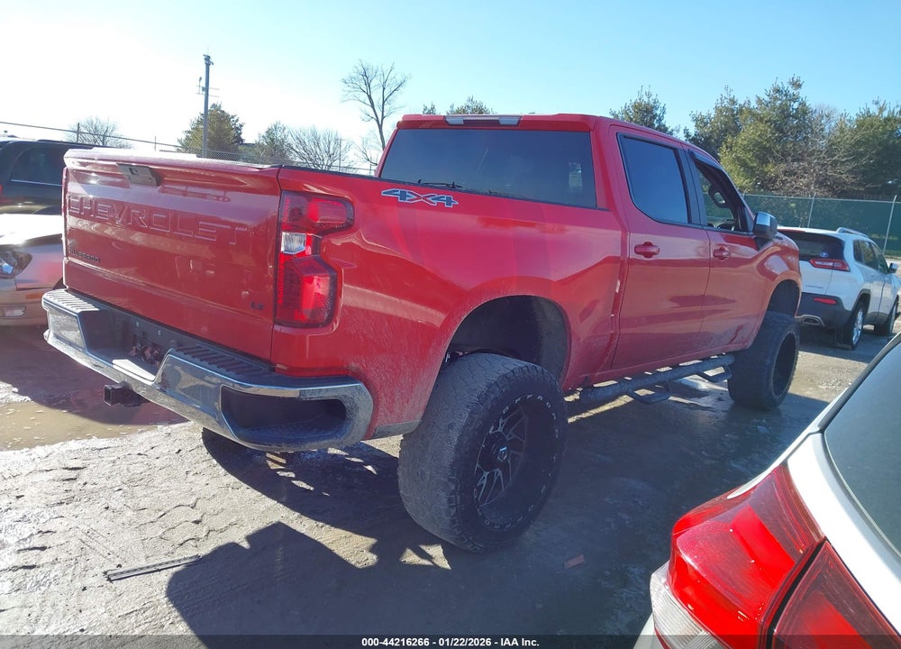 2020 CHEVROLET SILVERADO 1500 4WD  SHORT BED LT VIN: 3GCUYDED5LG433973