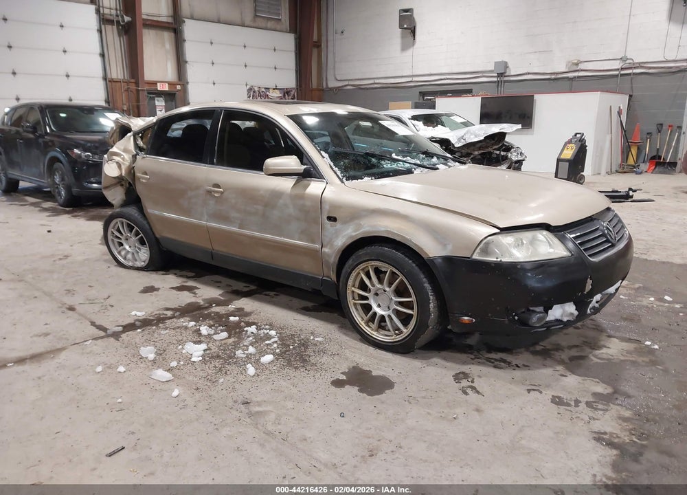 2003 VOLKSWAGEN PASSAT GLS VIN: WVWPD63B23P252640