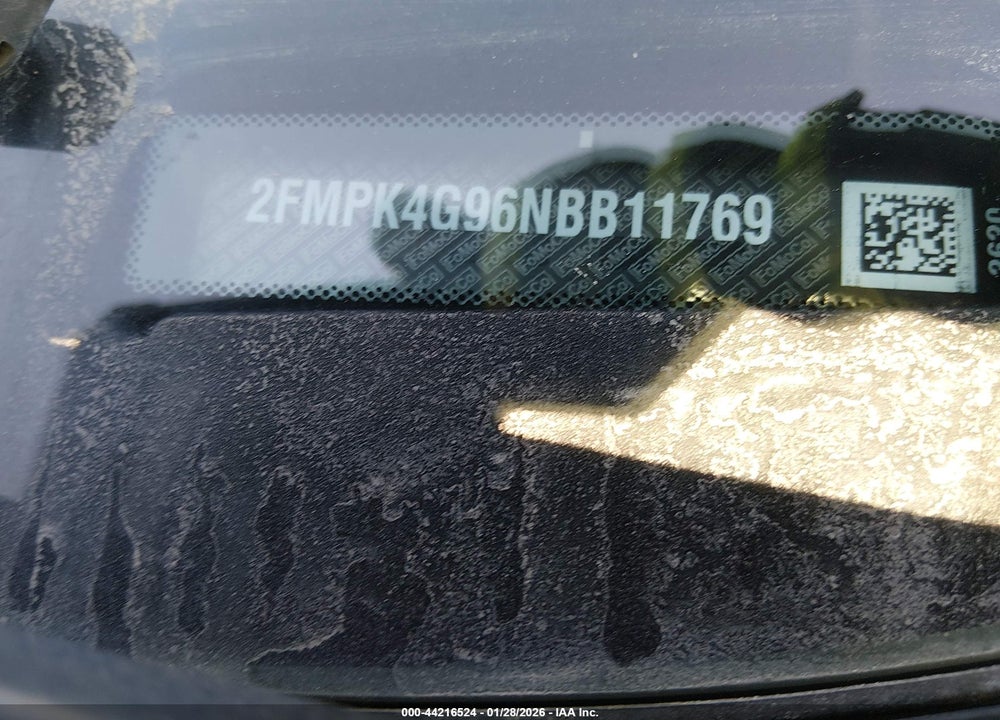 2022 FORD EDGE SE VIN: 2FMPK4G96NBB11769