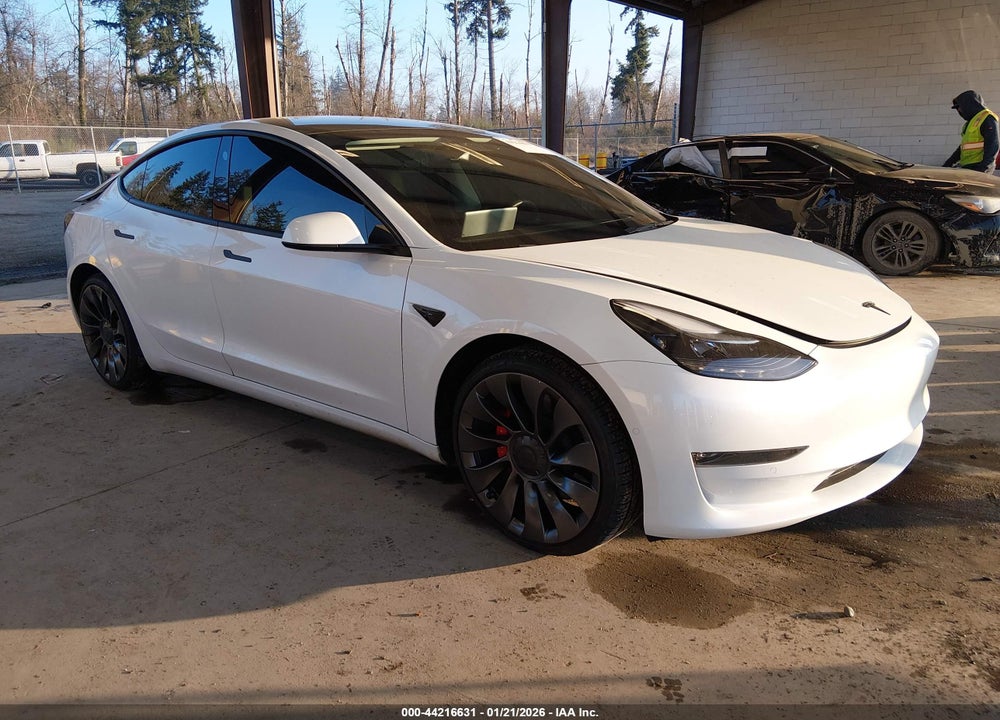 2022 TESLA MODEL 3 PERFORMANCE DUAL MOTOR ALL-WHEEL DRIVE VIN: 5YJ3E1EC9NF263765