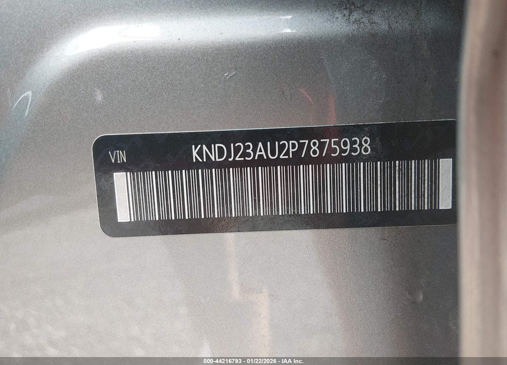 2023 KIA SOUL LX VIN: KNDJ23AU2P7875938