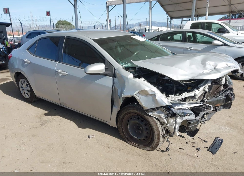 2017 TOYOTA COROLLA L VIN: 5YFBURHE0HP603937