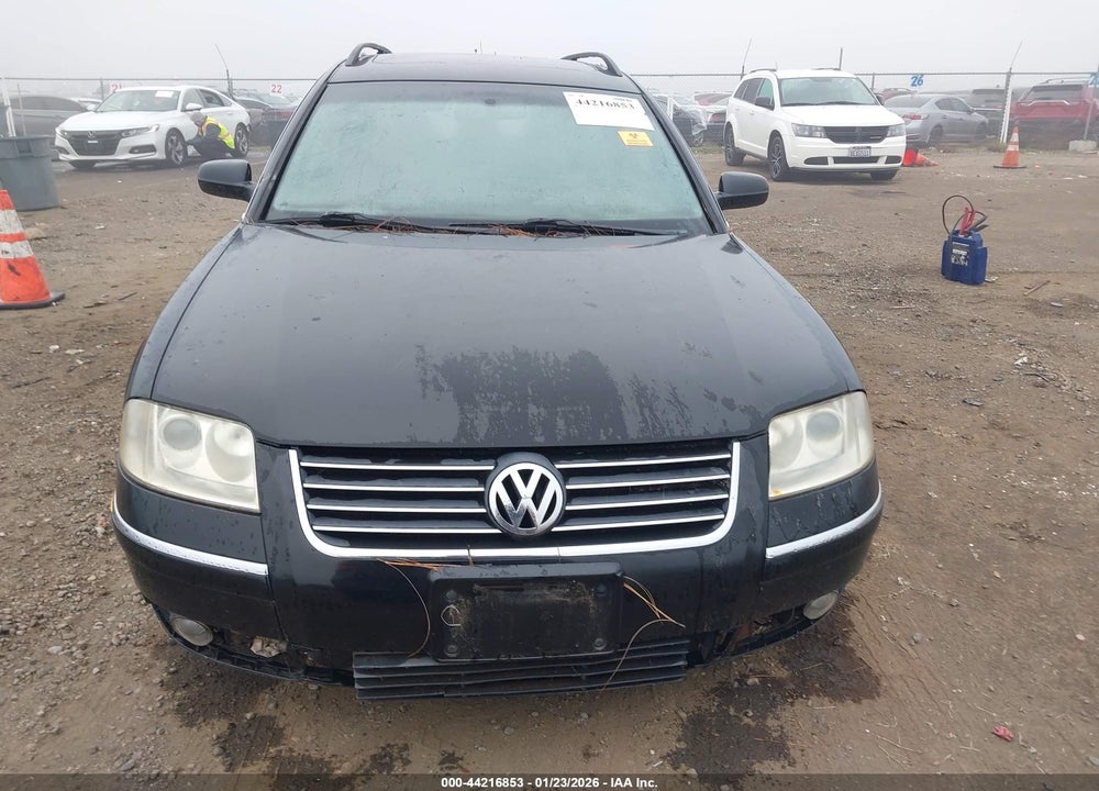 2001 VOLKSWAGEN PASSAT GLS VIN: WVWVD63B41E254938