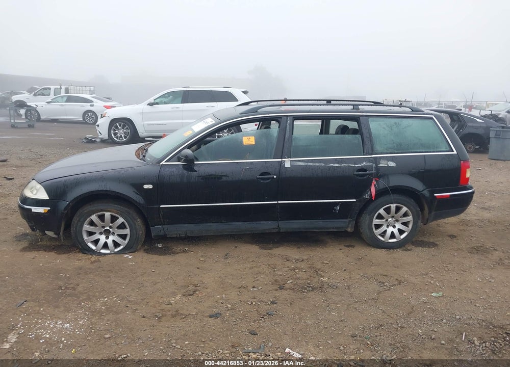 2001 VOLKSWAGEN PASSAT GLS VIN: WVWVD63B41E254938