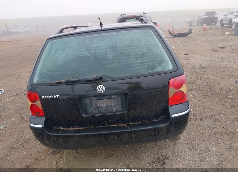 2001 VOLKSWAGEN PASSAT GLS VIN: WVWVD63B41E254938