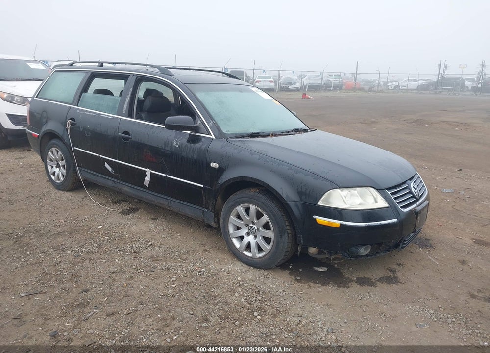 2001 VOLKSWAGEN PASSAT GLS VIN: WVWVD63B41E254938