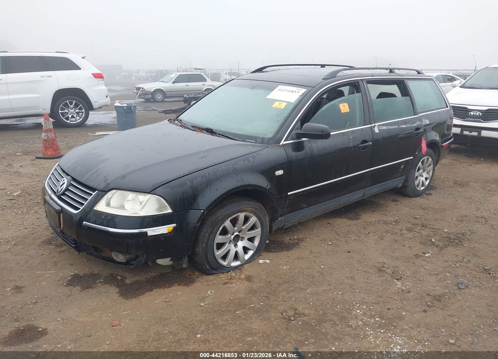 2001 VOLKSWAGEN PASSAT GLS VIN: WVWVD63B41E254938