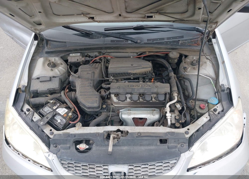 2004 HONDA CIVIC LX VIN: 1HGEM22584L044221