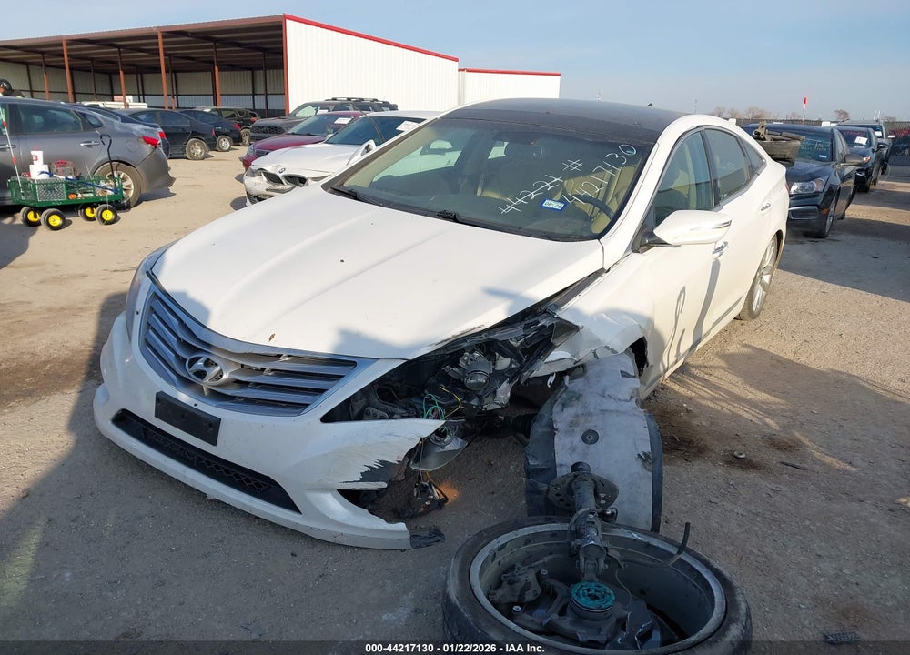 2012 HYUNDAI AZERA VIN: KMHFH4JG5CA192676