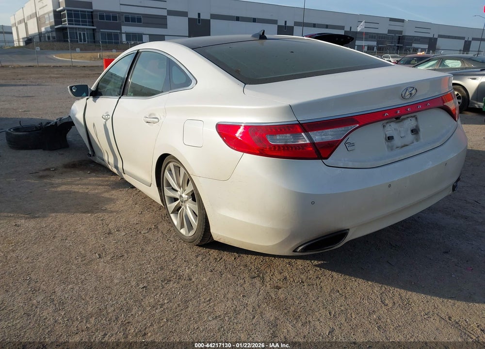 2012 HYUNDAI AZERA VIN: KMHFH4JG5CA192676