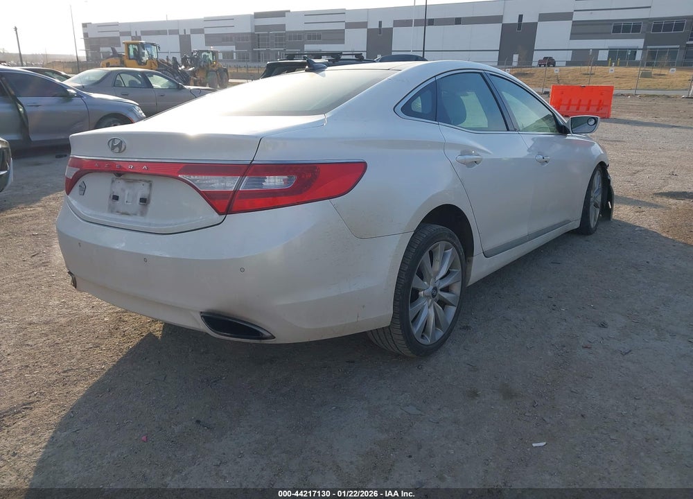 2012 HYUNDAI AZERA VIN: KMHFH4JG5CA192676