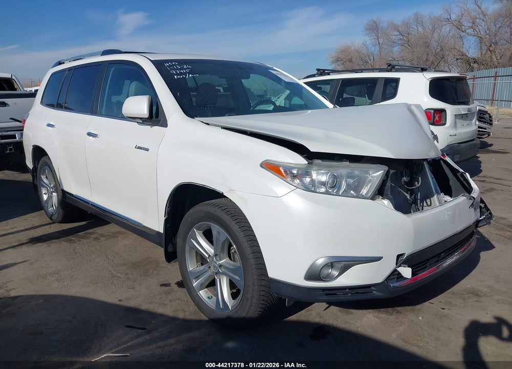 2013 TOYOTA HIGHLANDER LIMITED V6 VIN: 5TDYK3EH3DS098960