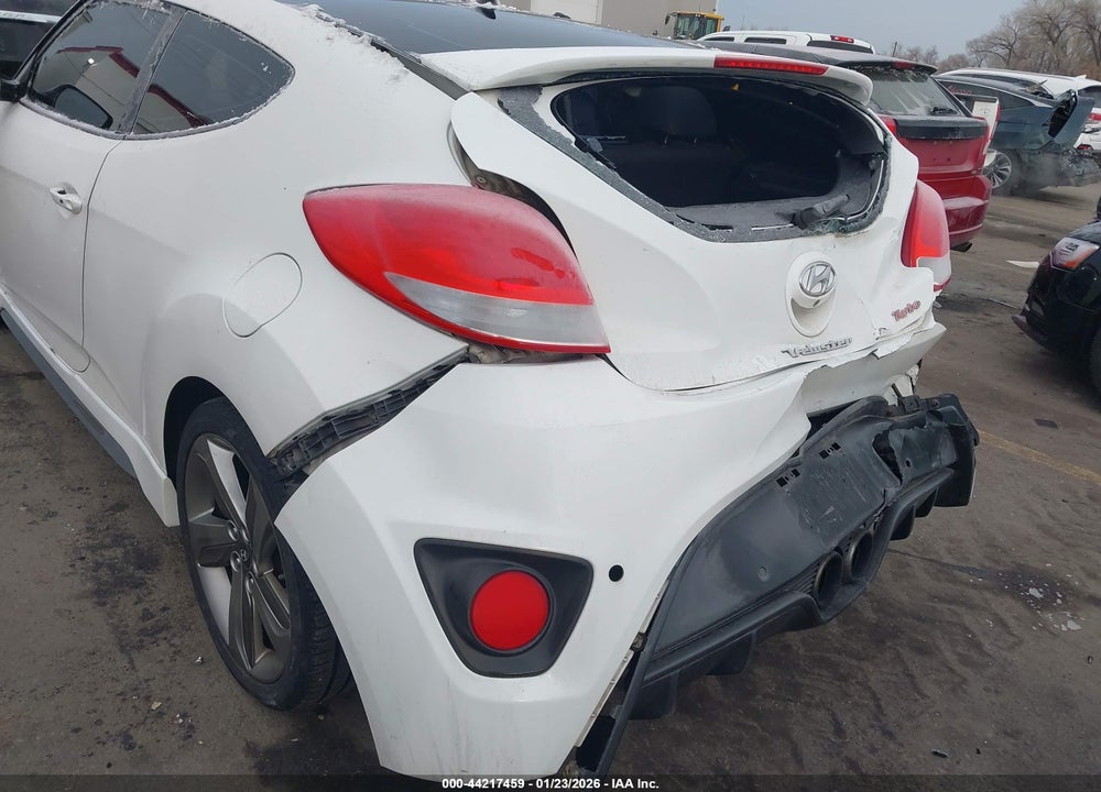 2013 HYUNDAI VELOSTER TURBO W/BLACK VIN: KMHTC6AE4DU167571