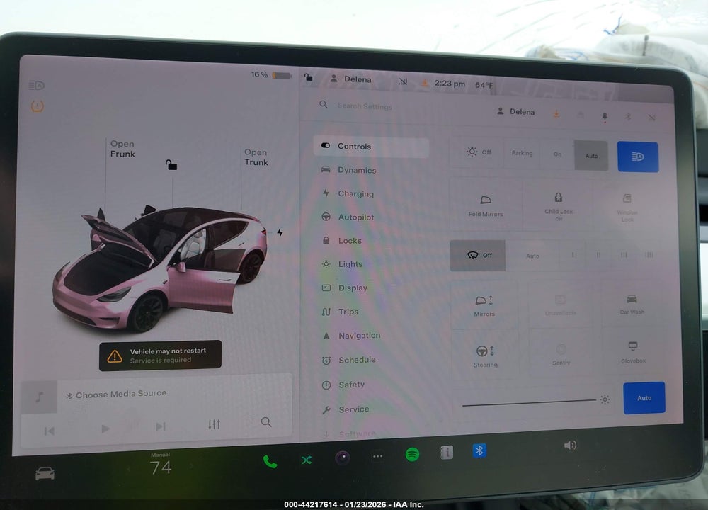 2021 TESLA MODEL Y LONG RANGE DUAL MOTOR ALL-WHEEL DRIVE VIN: 5YJYGDEE8MF140248