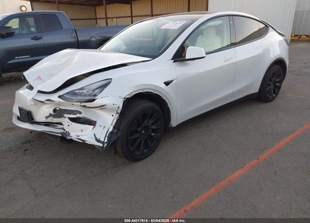 2021 TESLA MODEL Y LONG RANGE DUAL MOTOR ALL-WHEEL DRIVE VIN: 5YJYGDEE8MF140248