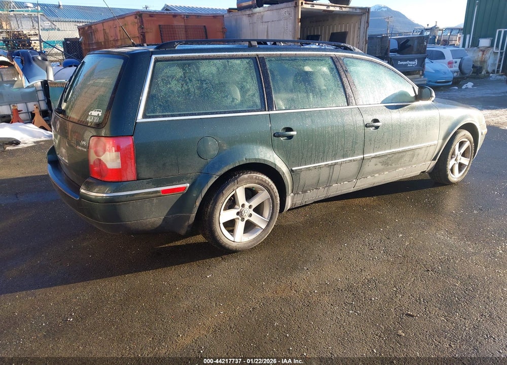 2004 VOLKSWAGEN PASSAT GLX VIN: WVWYH63B94E279243