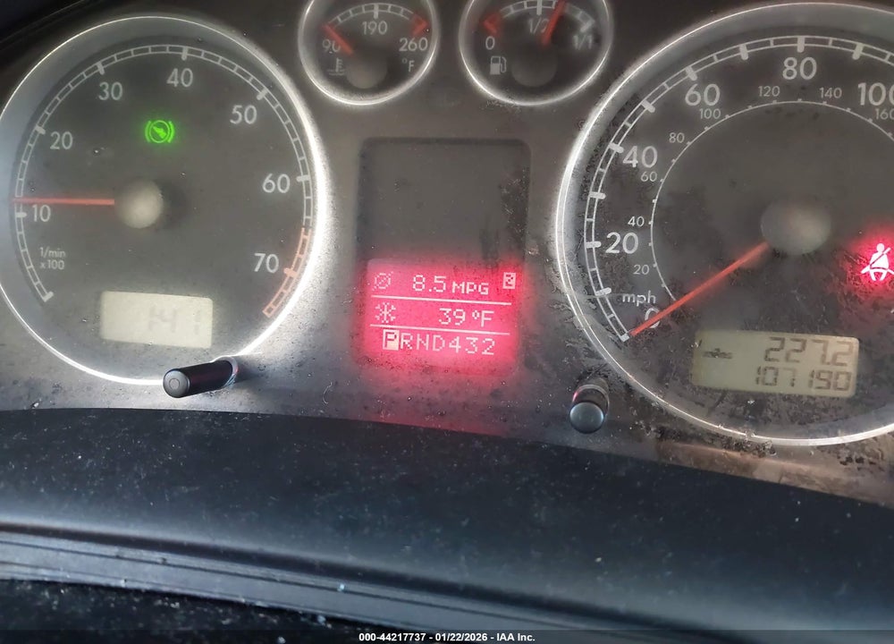 2004 VOLKSWAGEN PASSAT GLX VIN: WVWYH63B94E279243