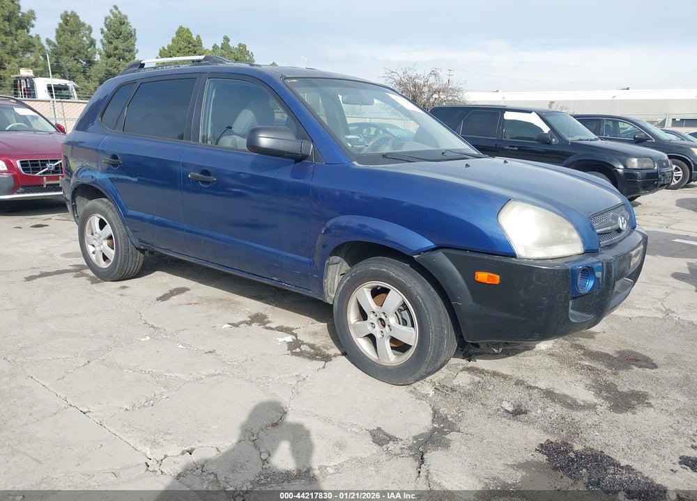 2008 HYUNDAI TUCSON GLS VIN: KM8JM12B48U817355