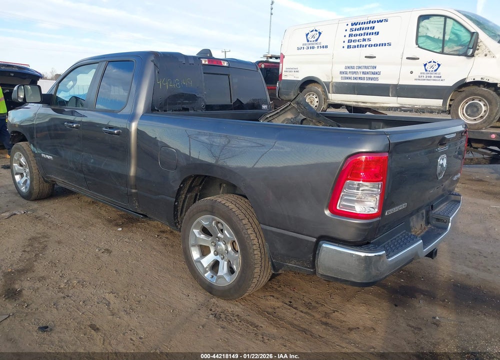 2021 RAM 1500 BIG HORN  4X4 6'4 BOX VIN: 1C6RRFBG7MN834874