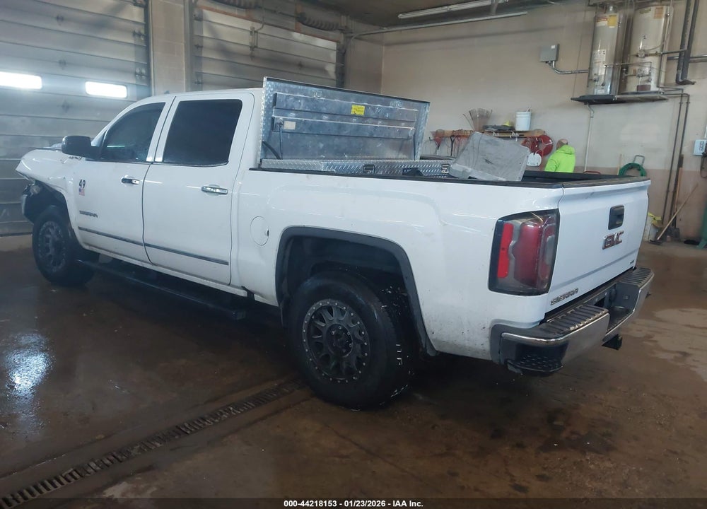 2018 GMC SIERRA 1500 SLT VIN: 3GTU2NEC9JG366807