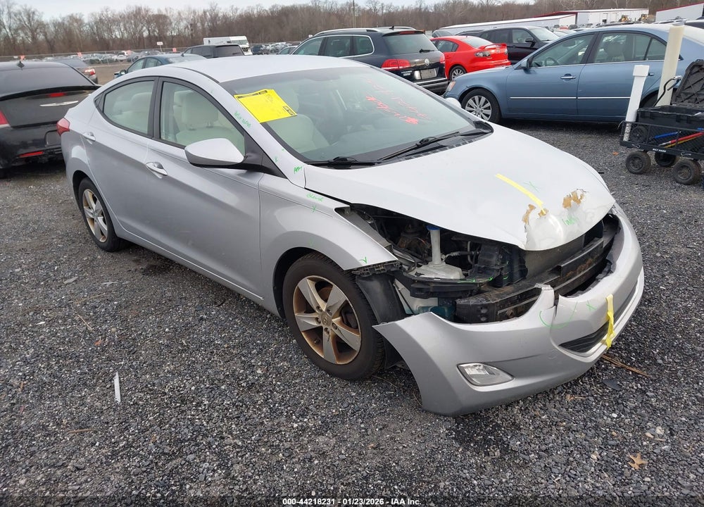 2013 HYUNDAI ELANTRA GLS VIN: 5NPDH4AE0DH233610